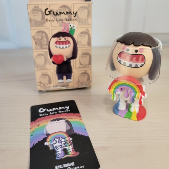 POP MART X GUMMY Daily Life Series Rainbow Painter Mini Figure NEW w/ Box Opened - Picture 1 of 9
